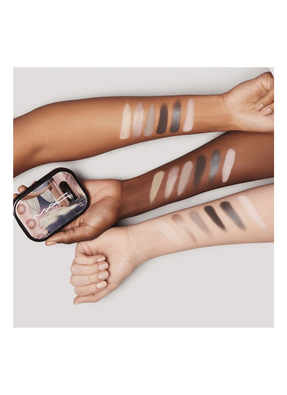 M·A·C  Connect In Colour Eye Shadow Palette X6 - oogschaduw palette - detail 2 encrypted kryptonite