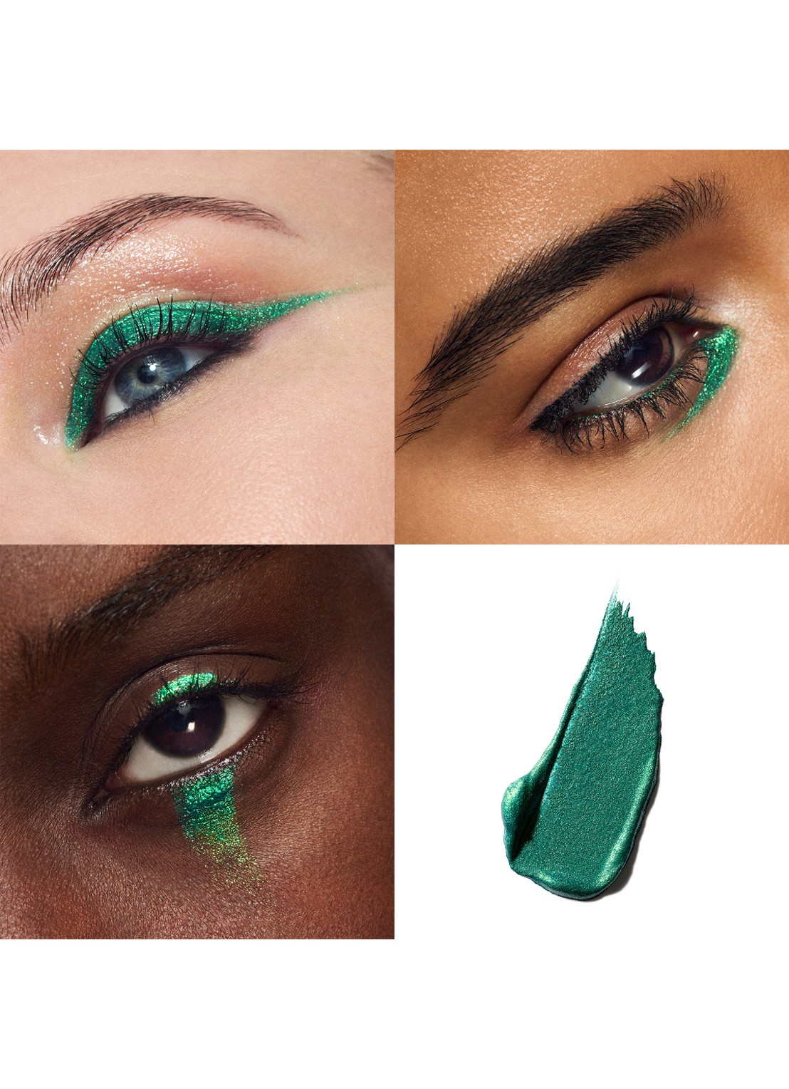 M·A·C Dazzleshadow Liquid Eye Shadow - vloeibare oogschaduw - detail 4 telepathic teal