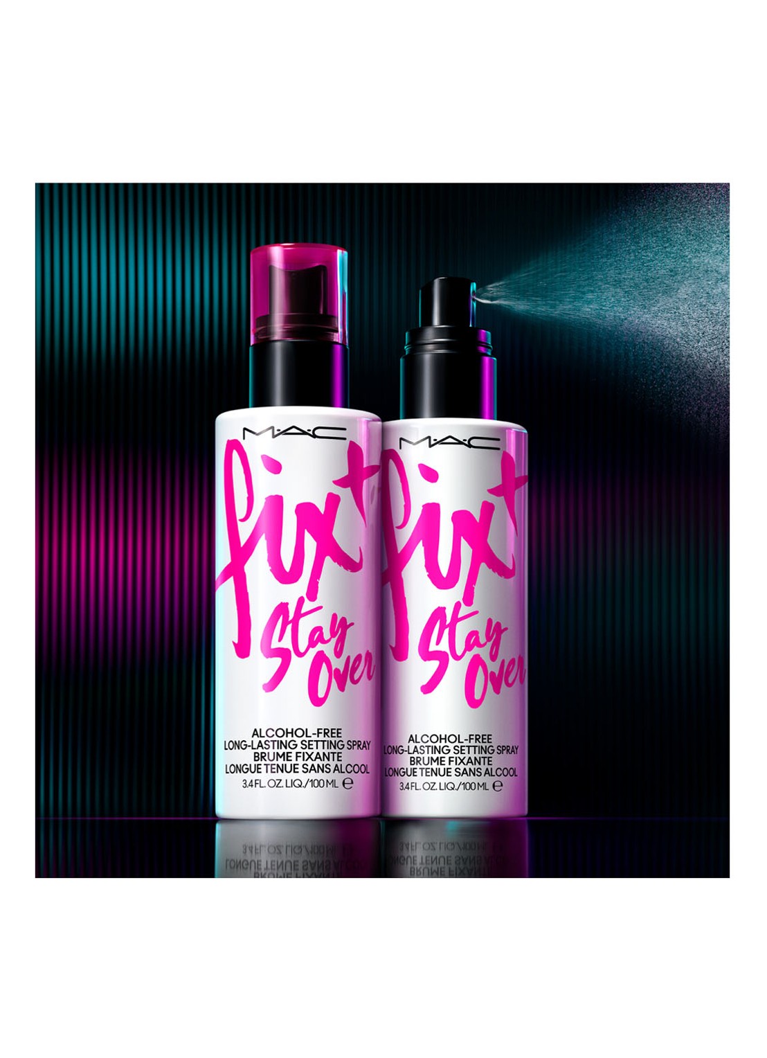M·A·C Fix+ Stay Over Alcohol-Free 16HR Setting Spray - make-up setting- & fixing spray - detail 4 undefined