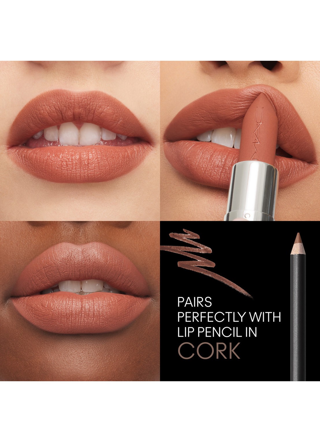 M·A·C M·A·Cximal Silky Matte Lipstick Mini  - detail 4 03 warm teddy