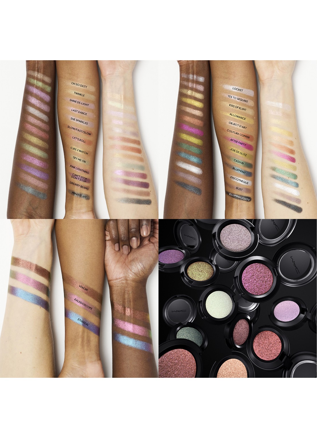 M·A·C Multichrome Single Eye Shadow Compact - losse oogschaduw - detail 5 kaleidoscope