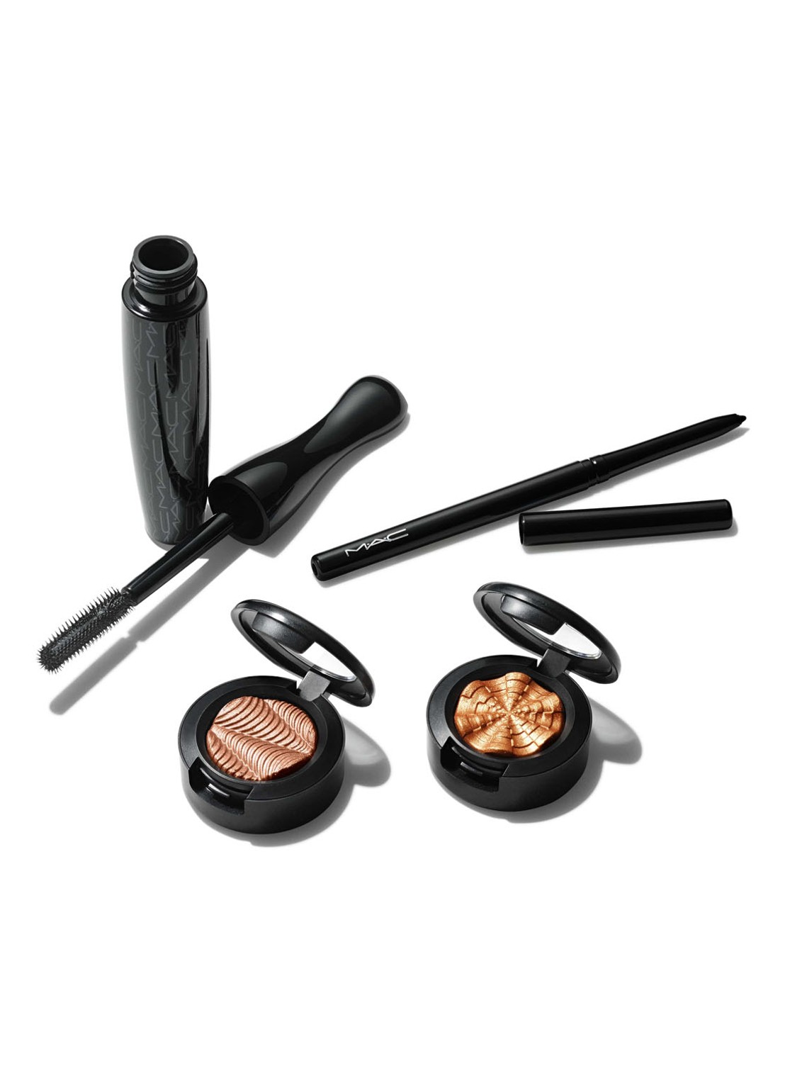 M·A·C Now You See Me Extra Dimension Eye Kit: Smoky - Limited Eition make-up set - voorkant golden