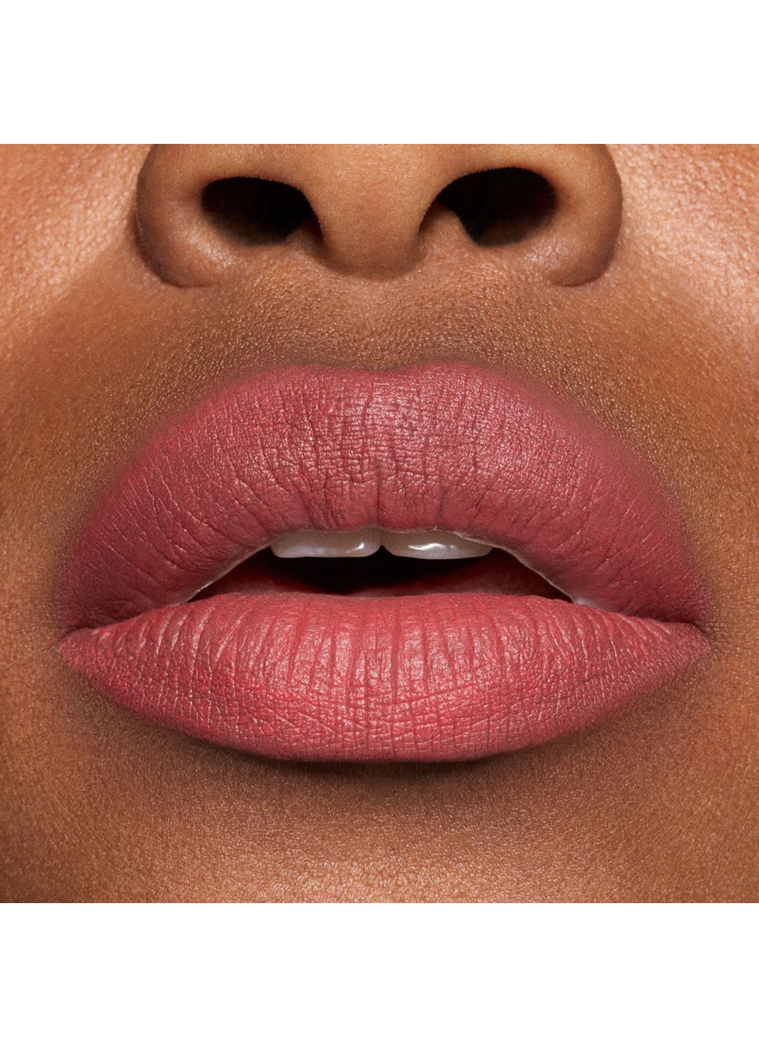 M·A·C Powder Kiss Hazy Matte Lipstick - detail 5 brickthrough