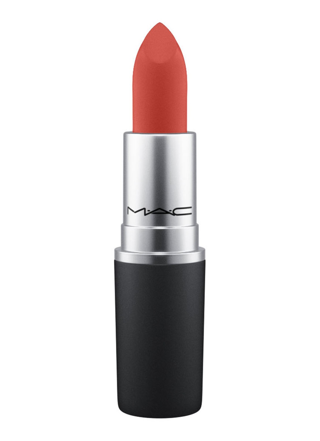 M·A·C Powder Kiss Lipstick - voorkant 4 devoted to chili