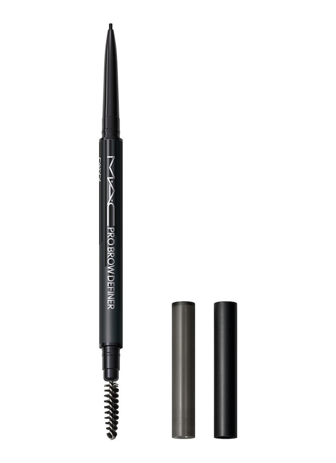 M·A·C Pro Brow Definer 1MM Tip Brow Pencil - waterproof wenkbrauwpotlood - voorkant 4 onyx