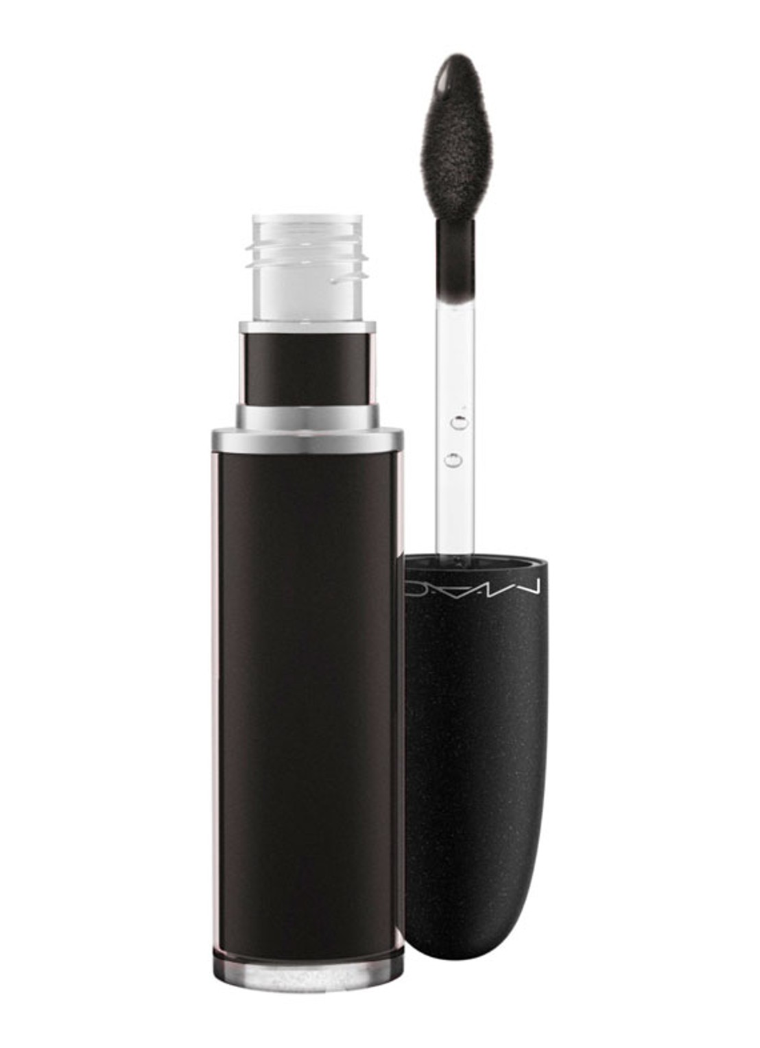 M·A·C Retro Matte Liquid Lipcolour - lipstick - voorkant caviar