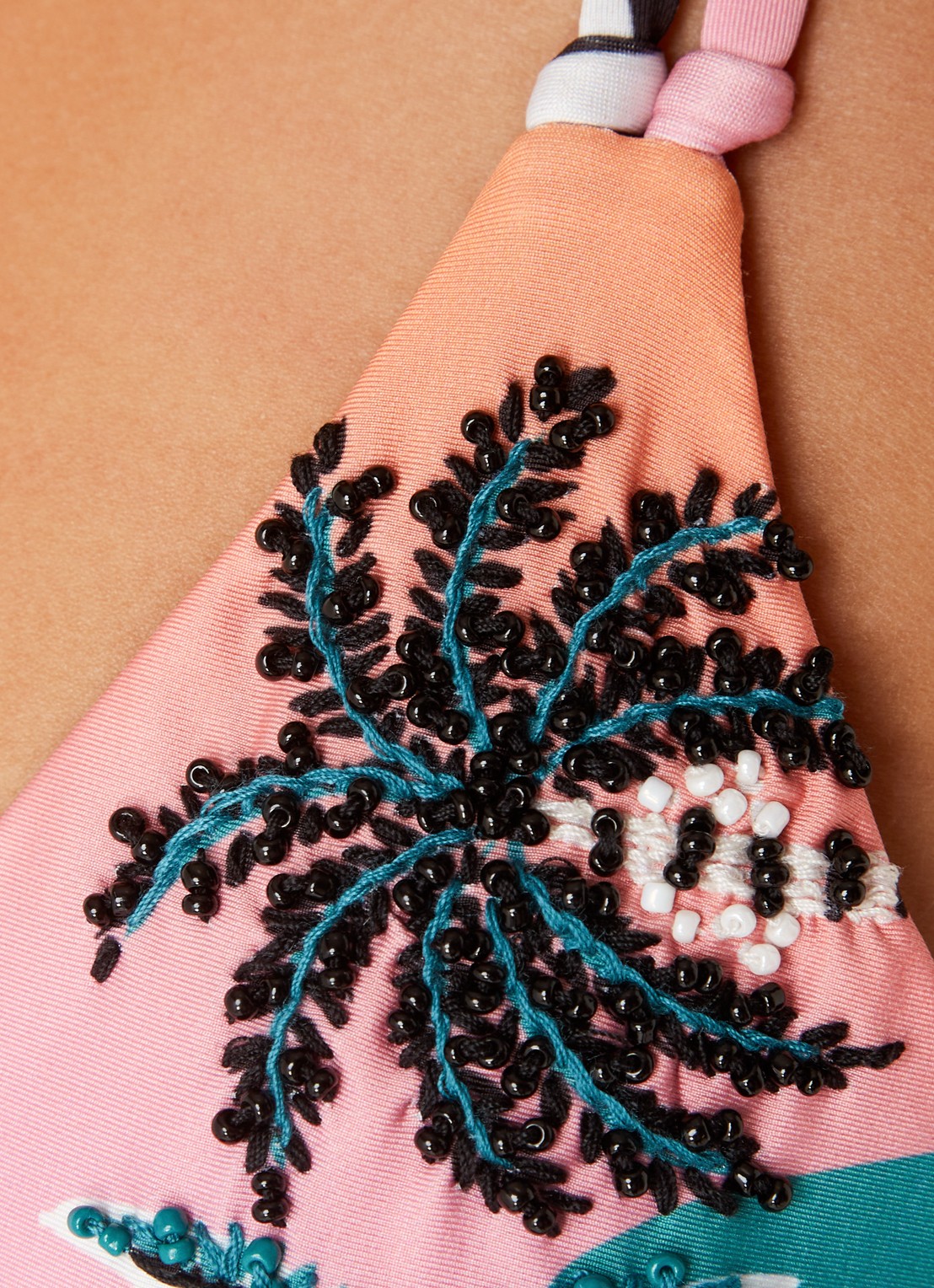 MAAJI Aloha View Brenda triangel bikinitop met uitneembare vulling - detail 5 groen