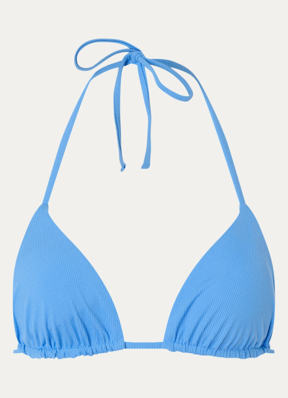 MAAJI Balmy reversible triangel bikinitop met uitneembare vulling - voorkant blauw