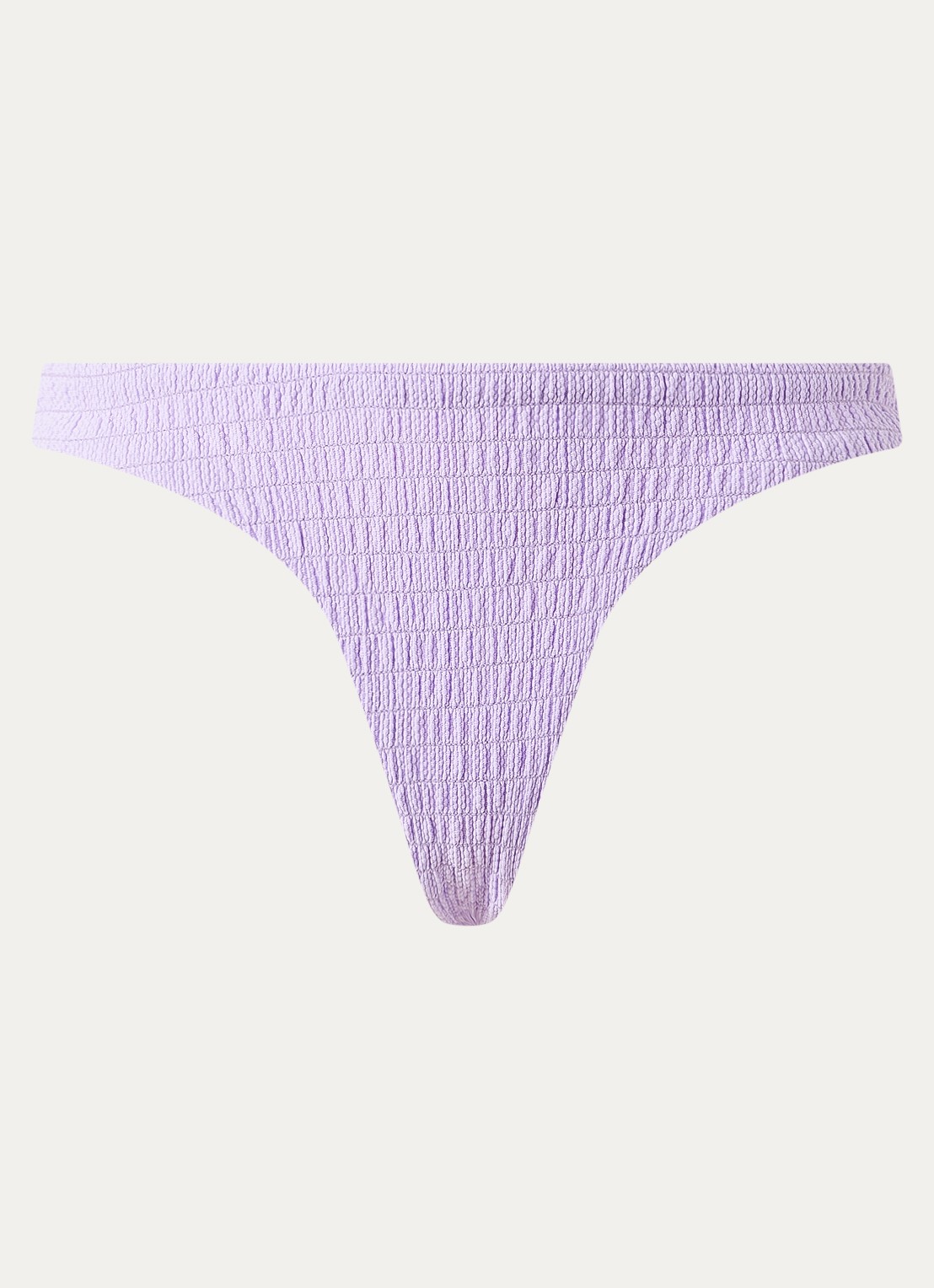 MAAJI Bikinislip met structuur  - voorkant 2 paars