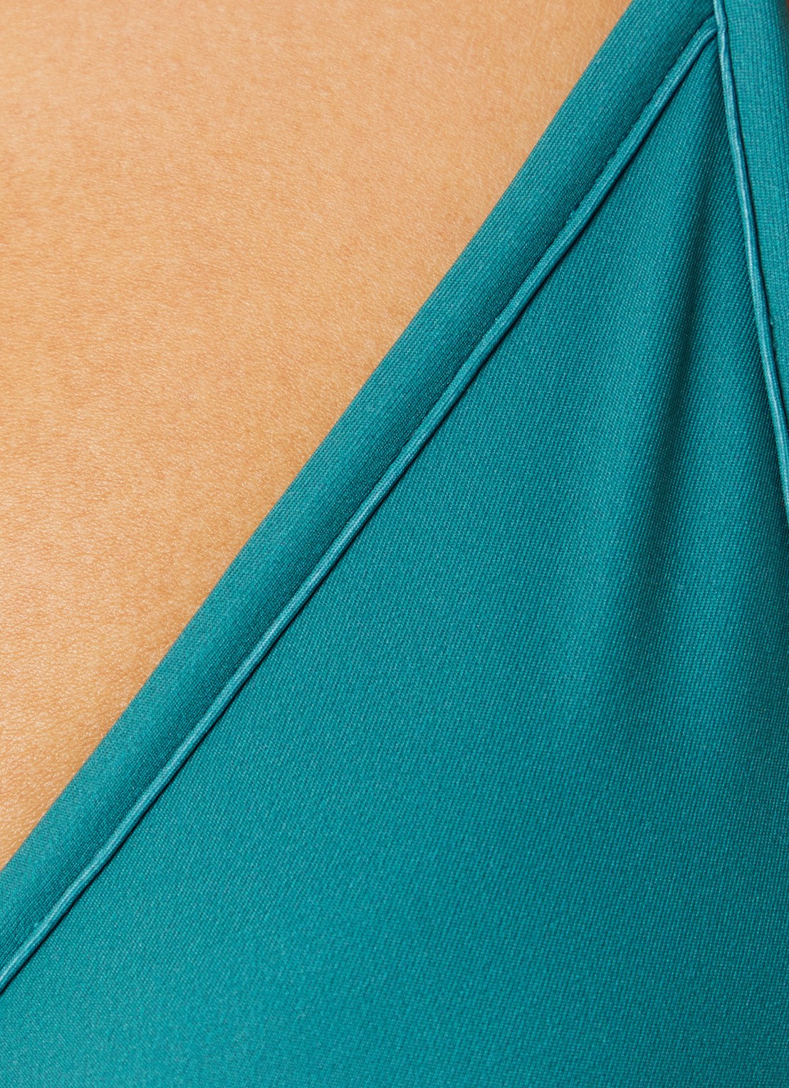 MAAJI Brunswick reversible triangel bikinitop  - detail 5 donkergroen