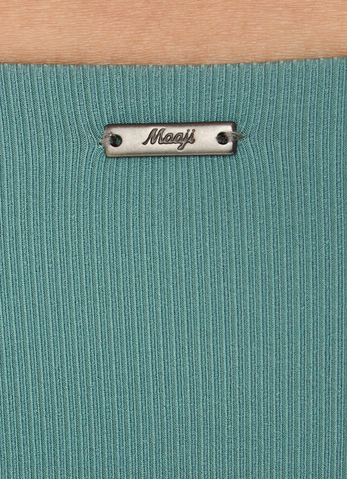 MAAJI Eucalyptus Green Sublimity reversible bikinislip - detail 2 donkergroen