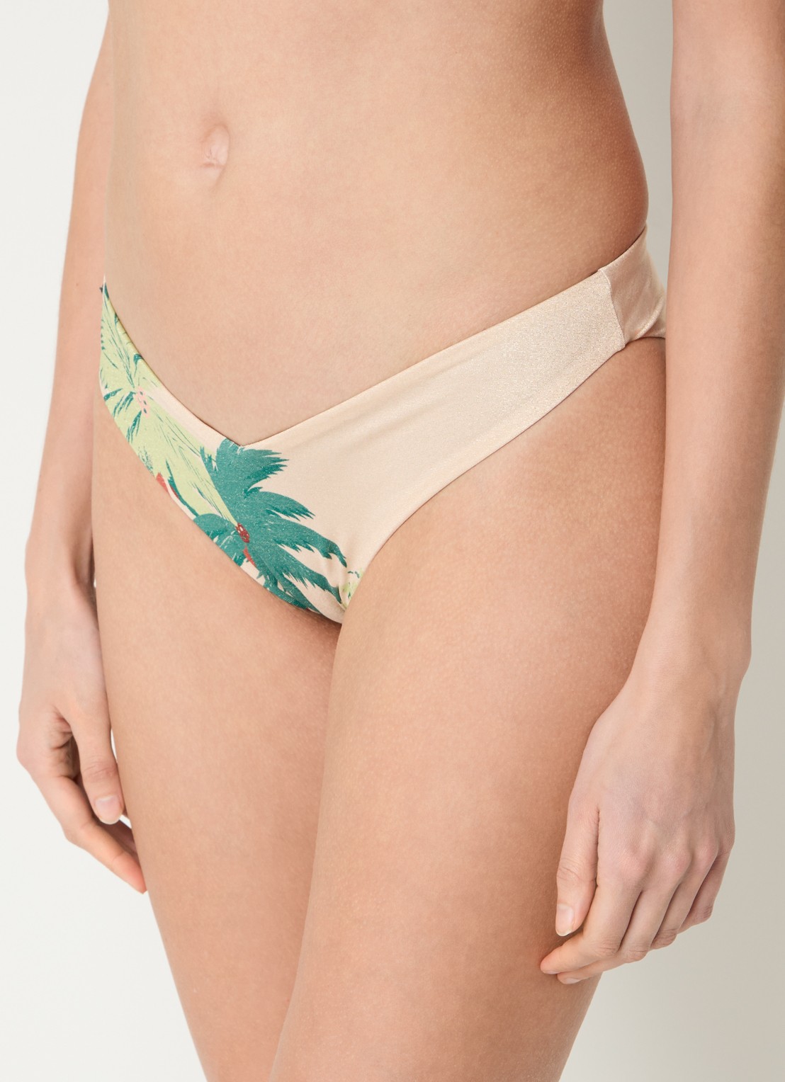 MAAJI Palm Glow Valerya reversible bikinislip met print - detail 5 creme
