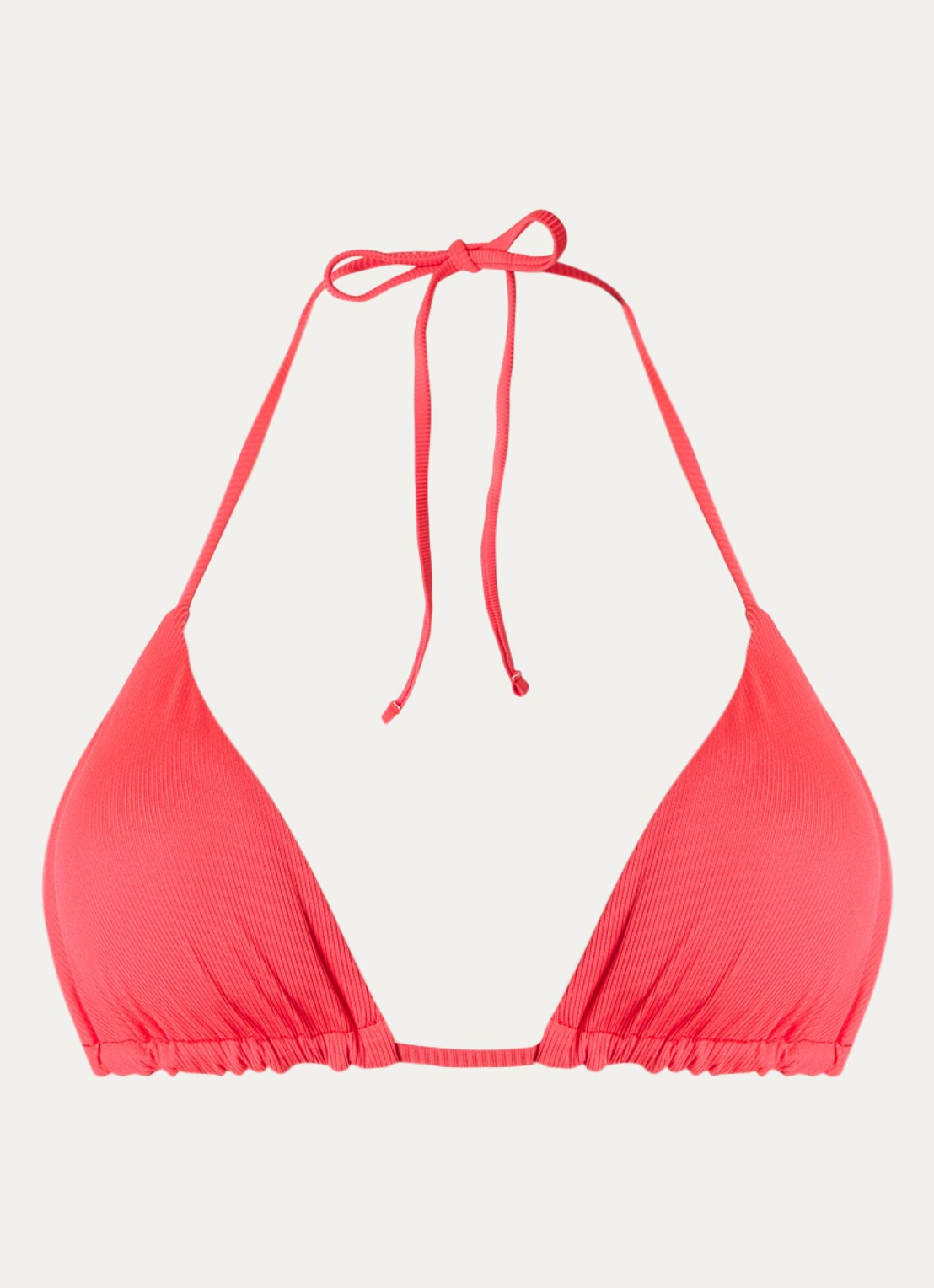 MAAJI Red Camelia Balmy reversible triangel bikinitop met uitneembare vulling - voorkant 3 rood