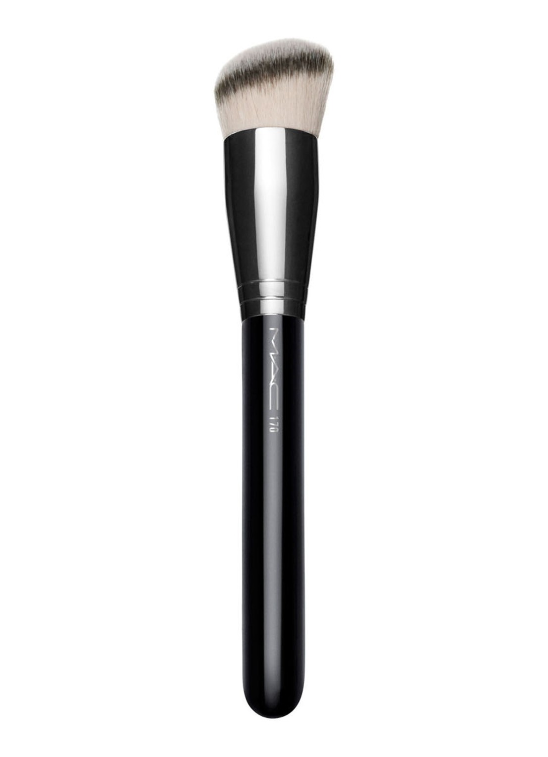 M·A·C 170 Rounded Slant Brush - blush kwast - voorkant 3 zwart
