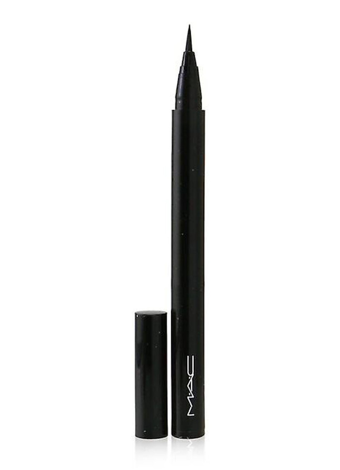 M·A·C Brushstroke Liner - vloeibare eyeliner - voorkant 2 brushblack