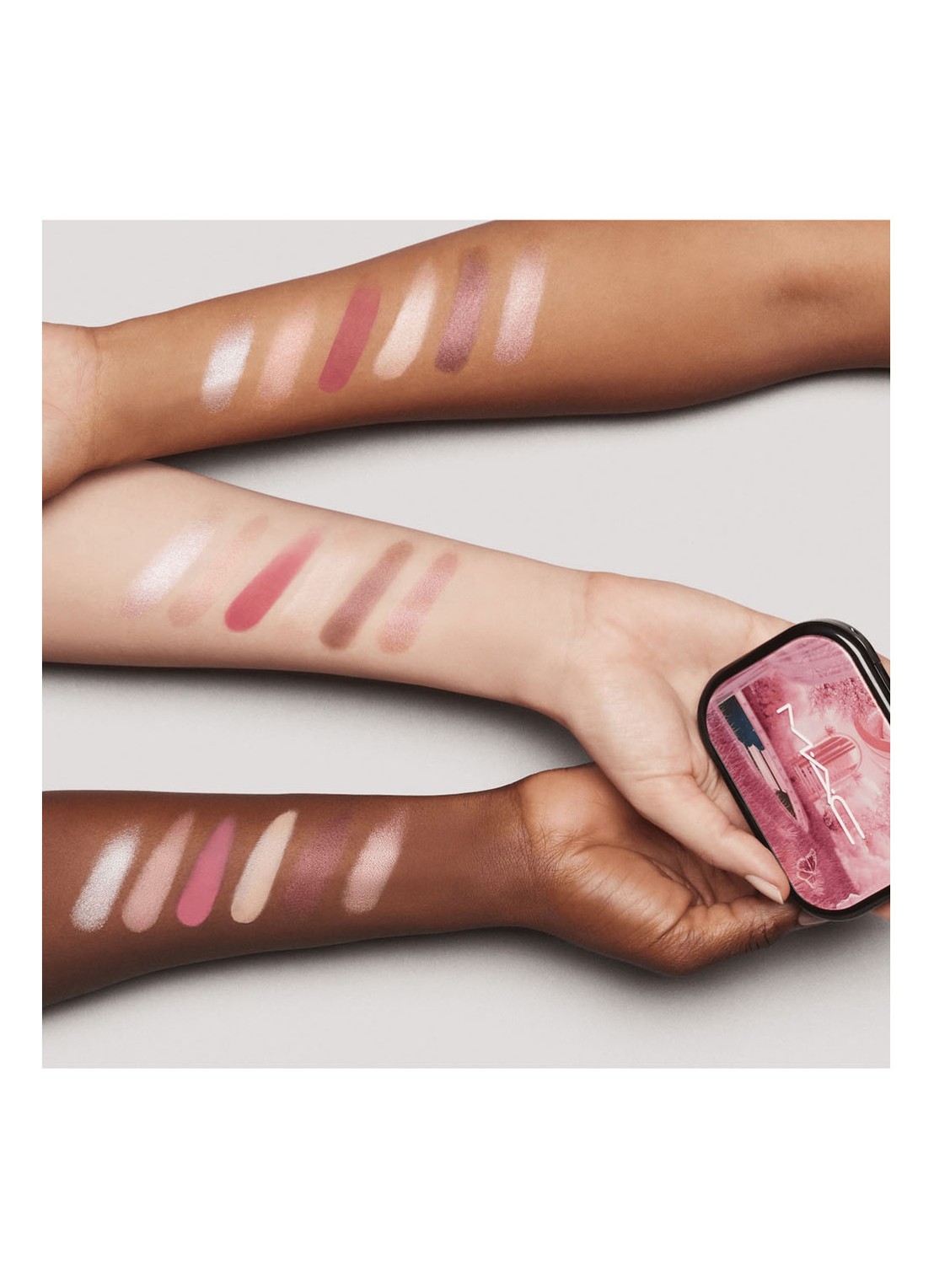 M·A·C  Connect In Colour Eye Shadow Palette X6 - oogschaduw palette - detail 3 rose lens