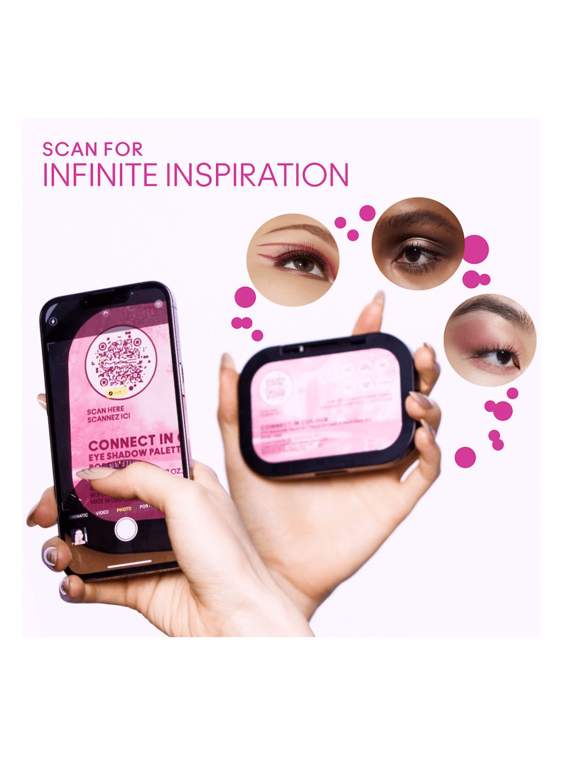 M·A·C  Connect In Colour Eye Shadow Palette X6 - oogschaduw palette - detail 4 rose lens