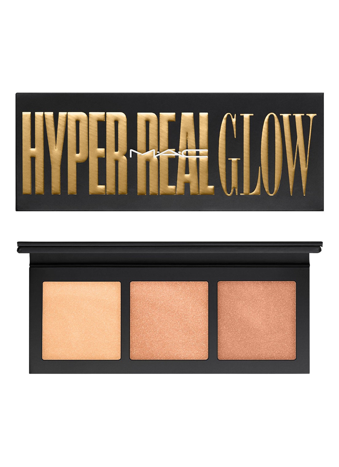 M·A·C Hyper Real Glow Palette - highlighter palette - voorkant 5 get it glowin’