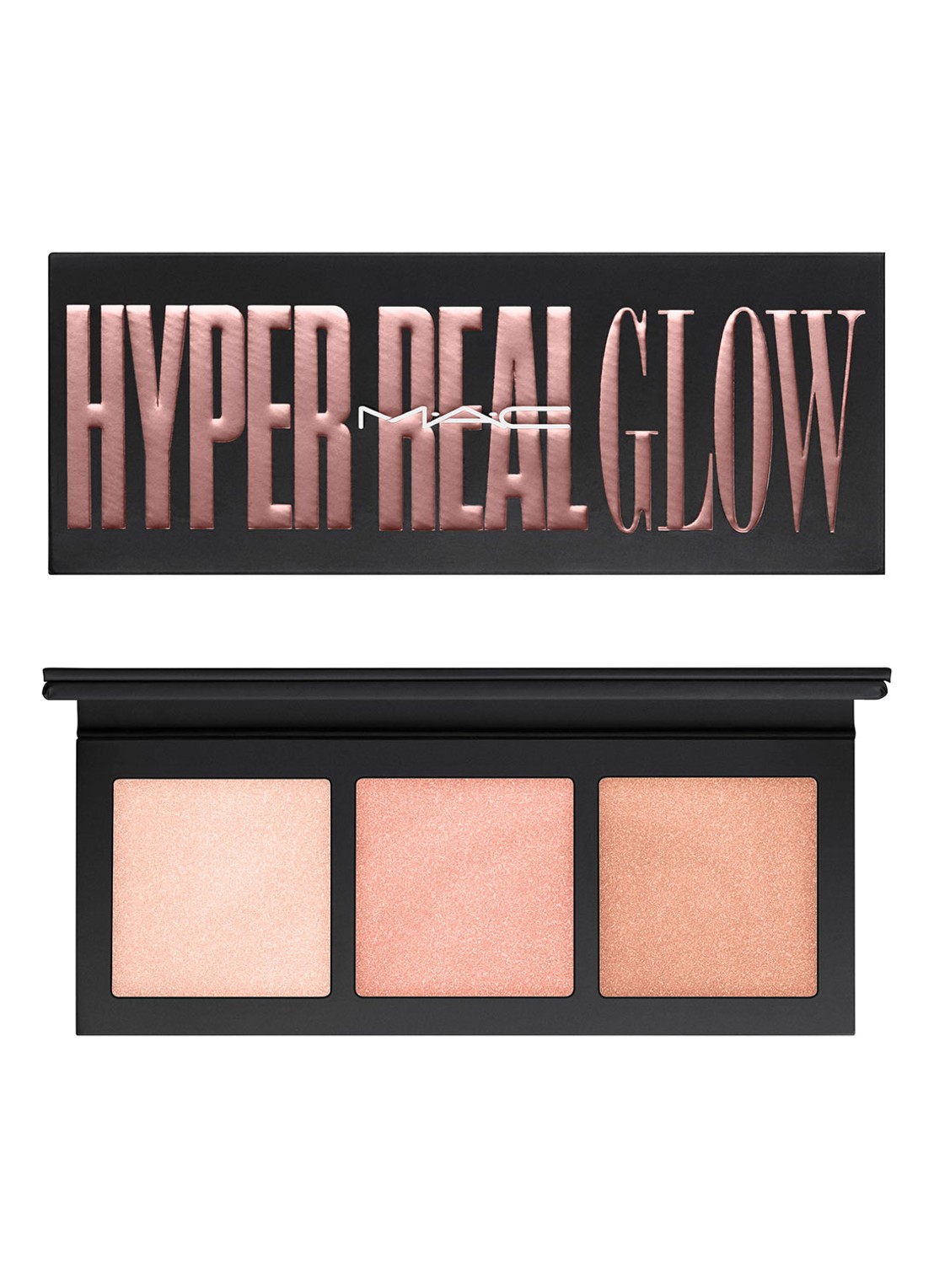 M·A·C Hyper Real Glow Palette - highlighter palette - voorkant 5 flash + awe