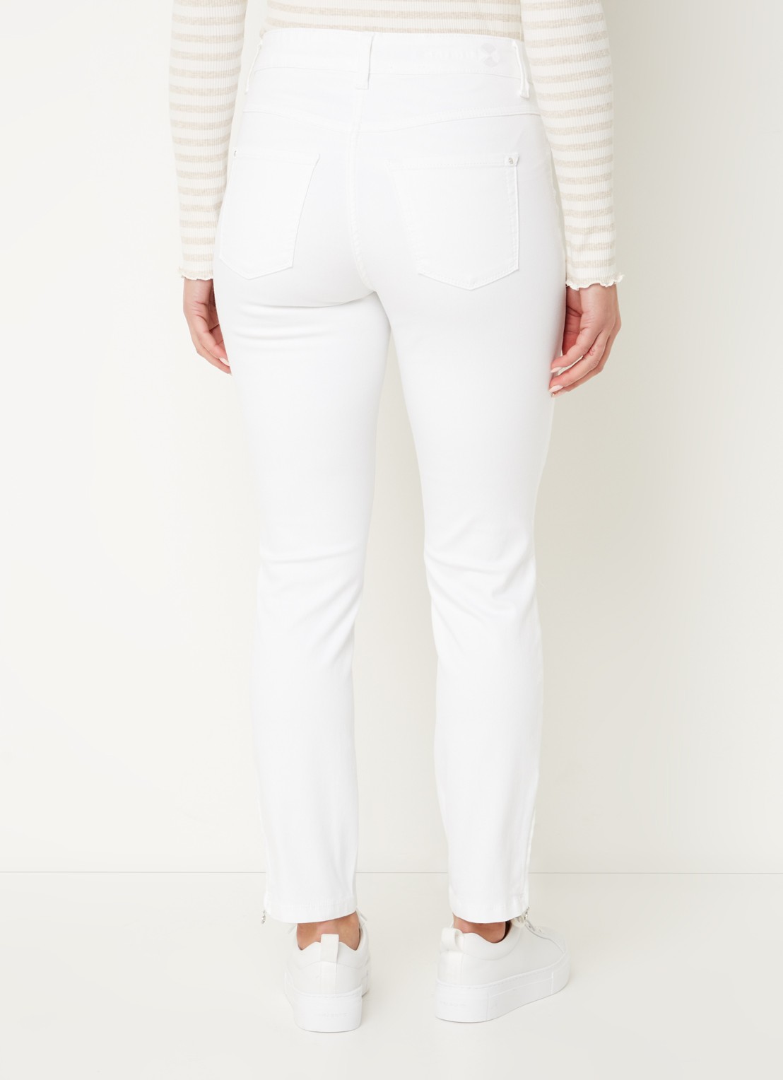 MAC Jeans Dream Chic high waist skinny jeans - achterkant 3 wit