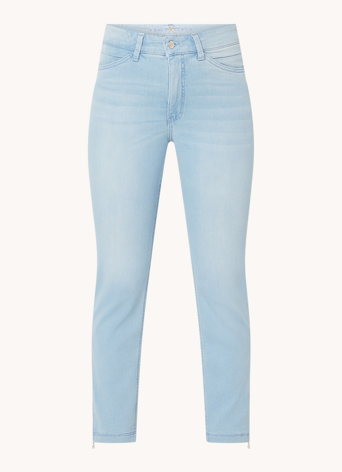 MAC Jeans Dream Chic high waist skinny jeans - voorkant 4 lichtblauw