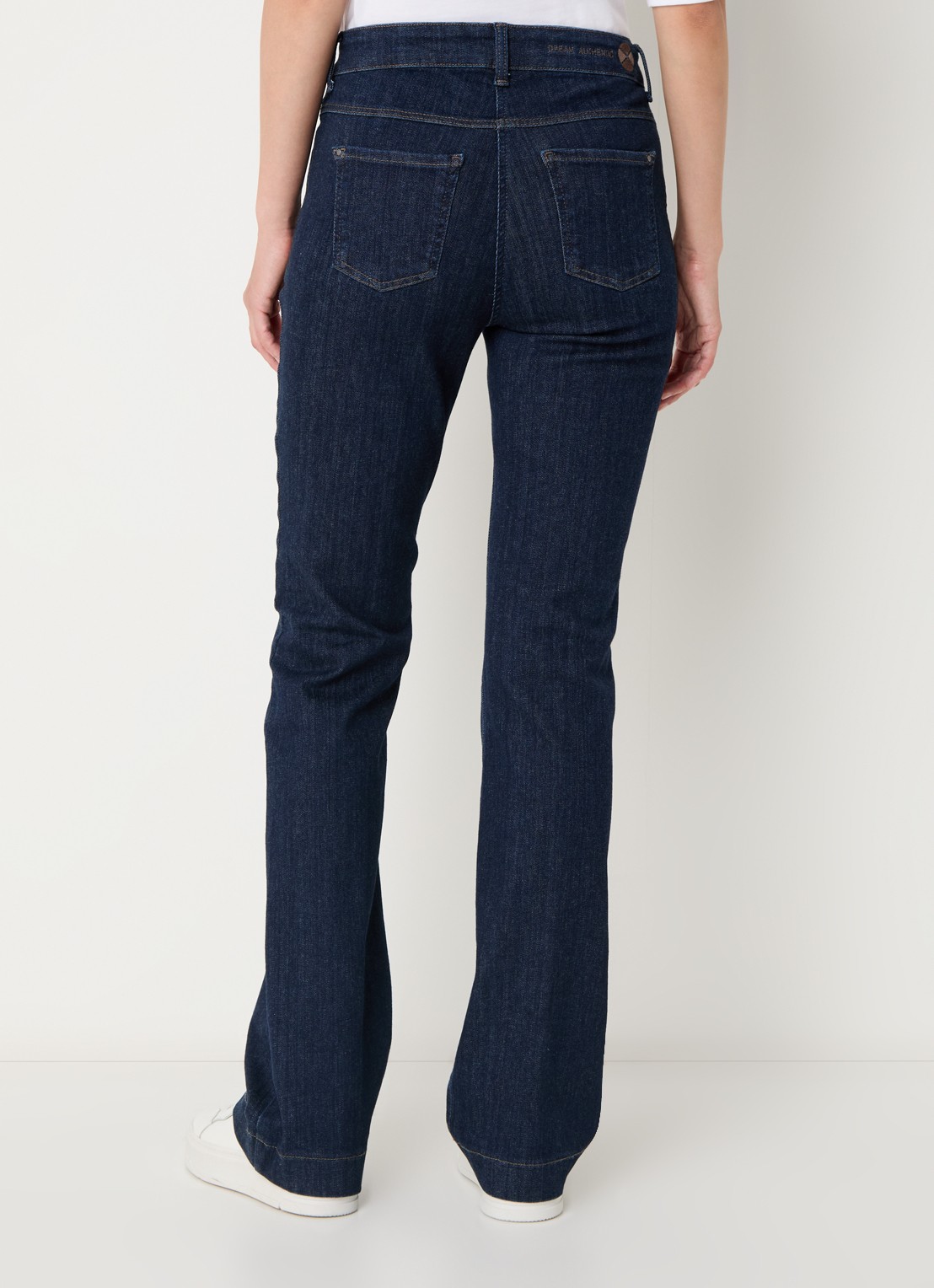 MAC Jeans Dream mid waist flared jeans met stretch - achterkant 5 jeans