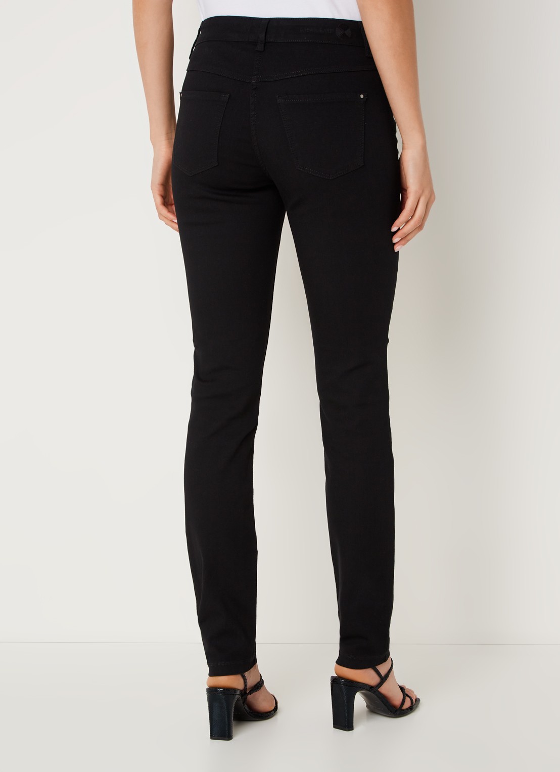 MAC Jeans Dream mid waist skinny jeans met stretch - achterkant 3 zwart