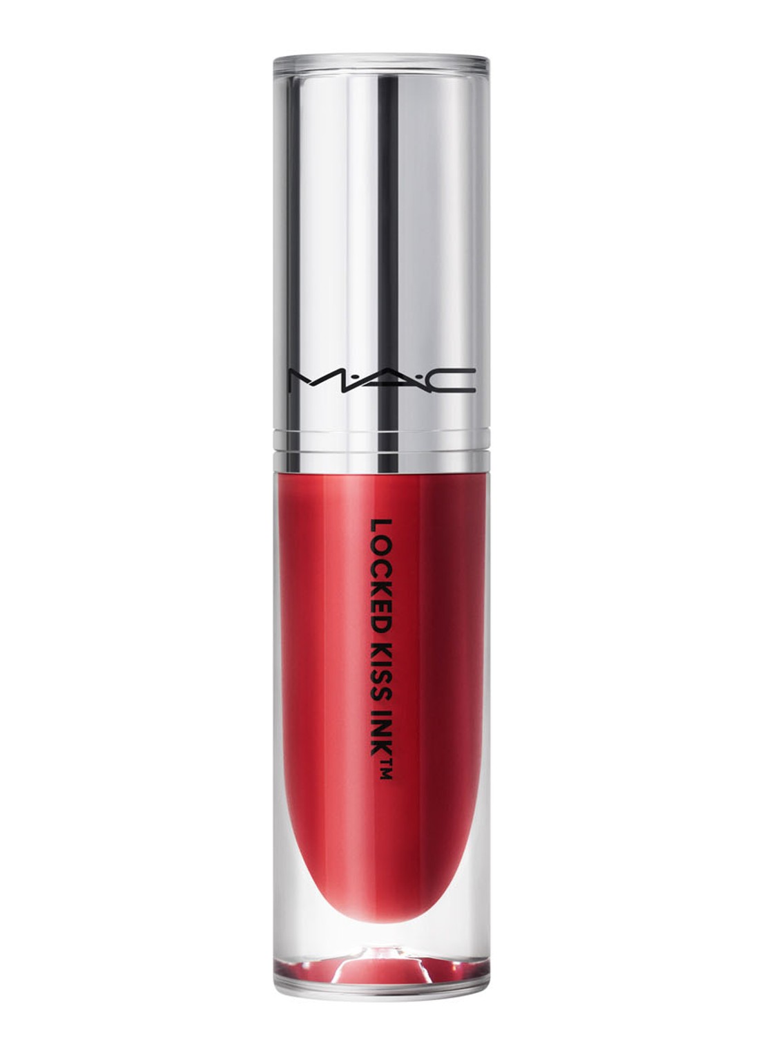 M·A·C Locked Kiss Liquid Lipcolour - vloeibare lipstick - voorkant 2 poncy