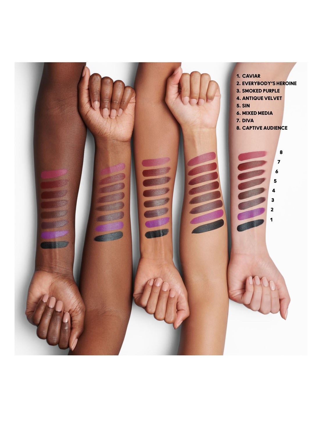 M·A·C Macximal Matte Lipstick - detail 95 smoked purple