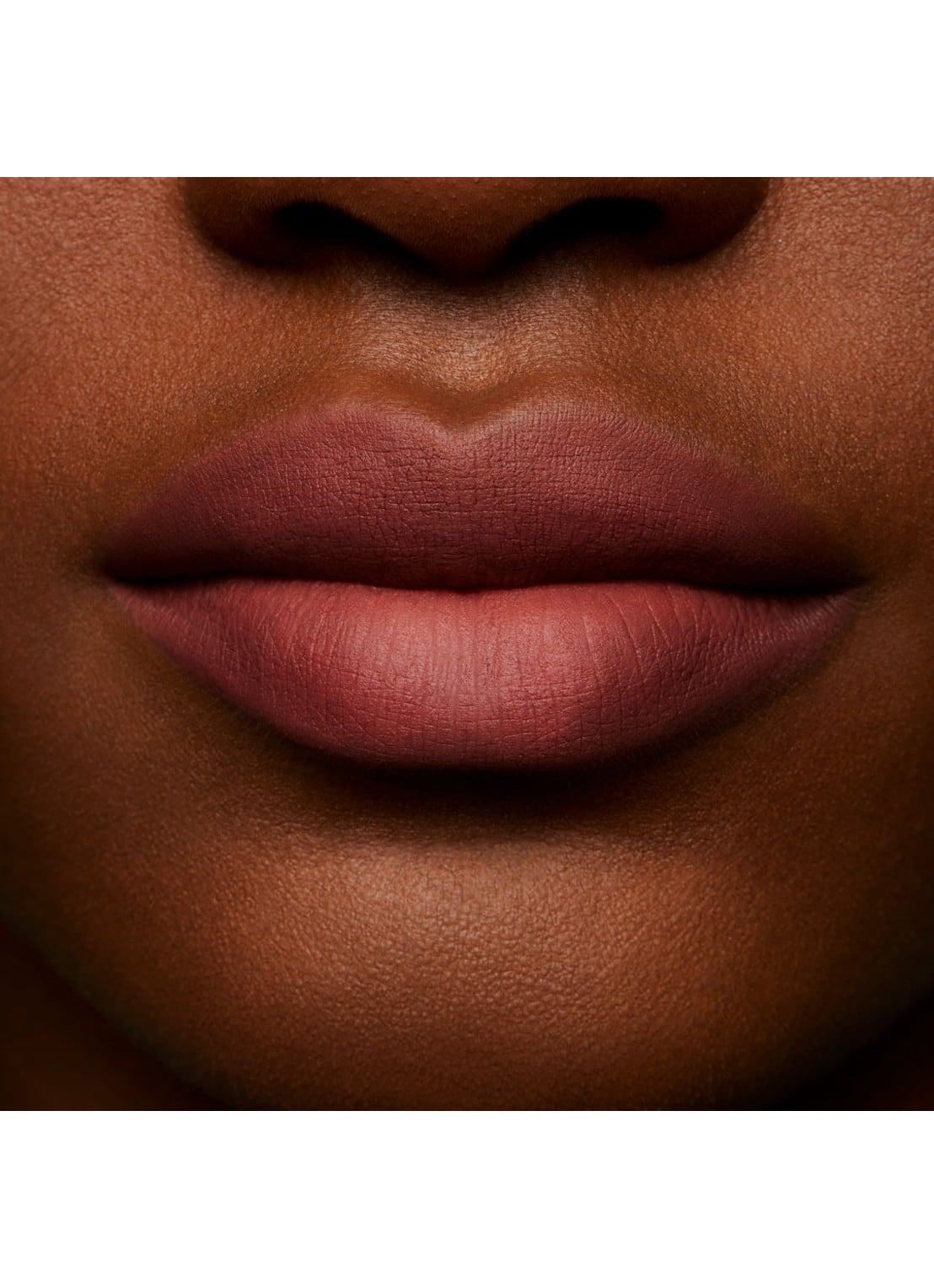 M·A·C Powder Kiss Lip + Cheek Mousse - lipstick - detail 3 over the taupe
