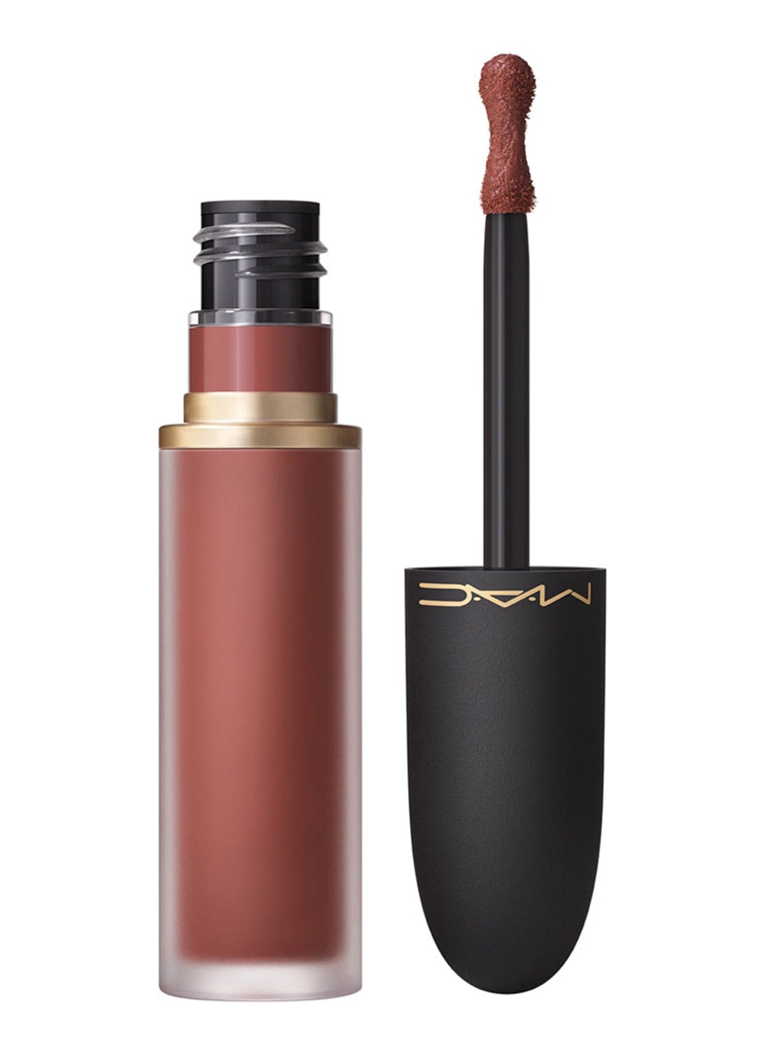 M·A·C Powder Kiss Lip + Cheek Mousse - lipstick - voorkant 6 over the taupe