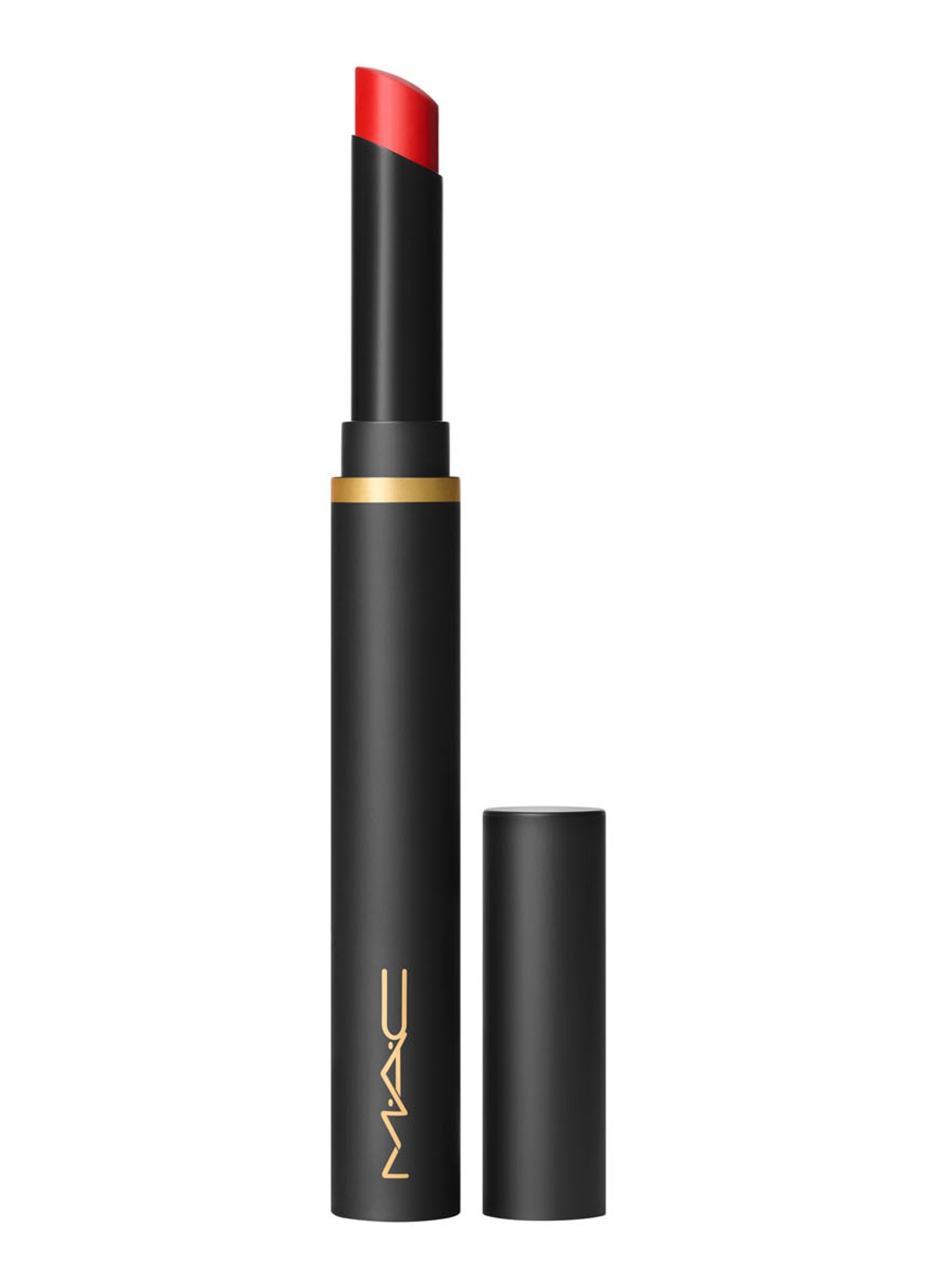 M·A·C Powder Kiss Velvet Blur Slim Stick - lipstick - voorkant 6 ruby new