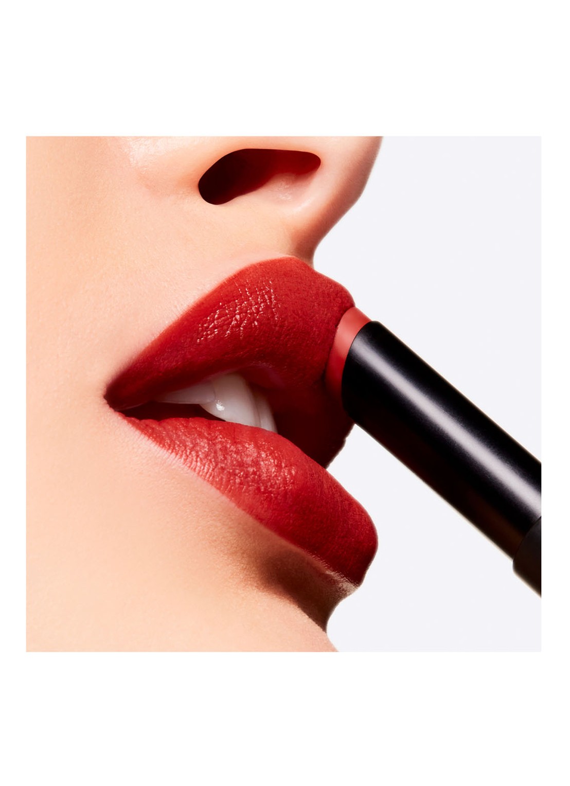 M·A·C Powder Kiss Velvet Blur Slim Stick - lipstick - detail 4 nice spice