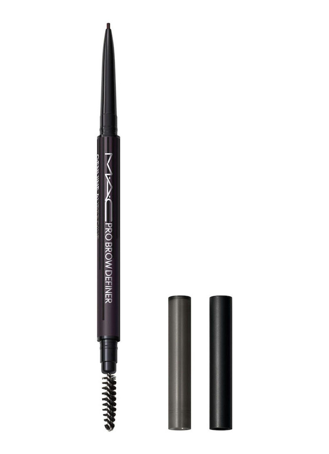M·A·C Pro Brow Definer 1MM Tip Brow Pencil - waterproof wenkbrauwpotlood - voorkant genuine aubergine