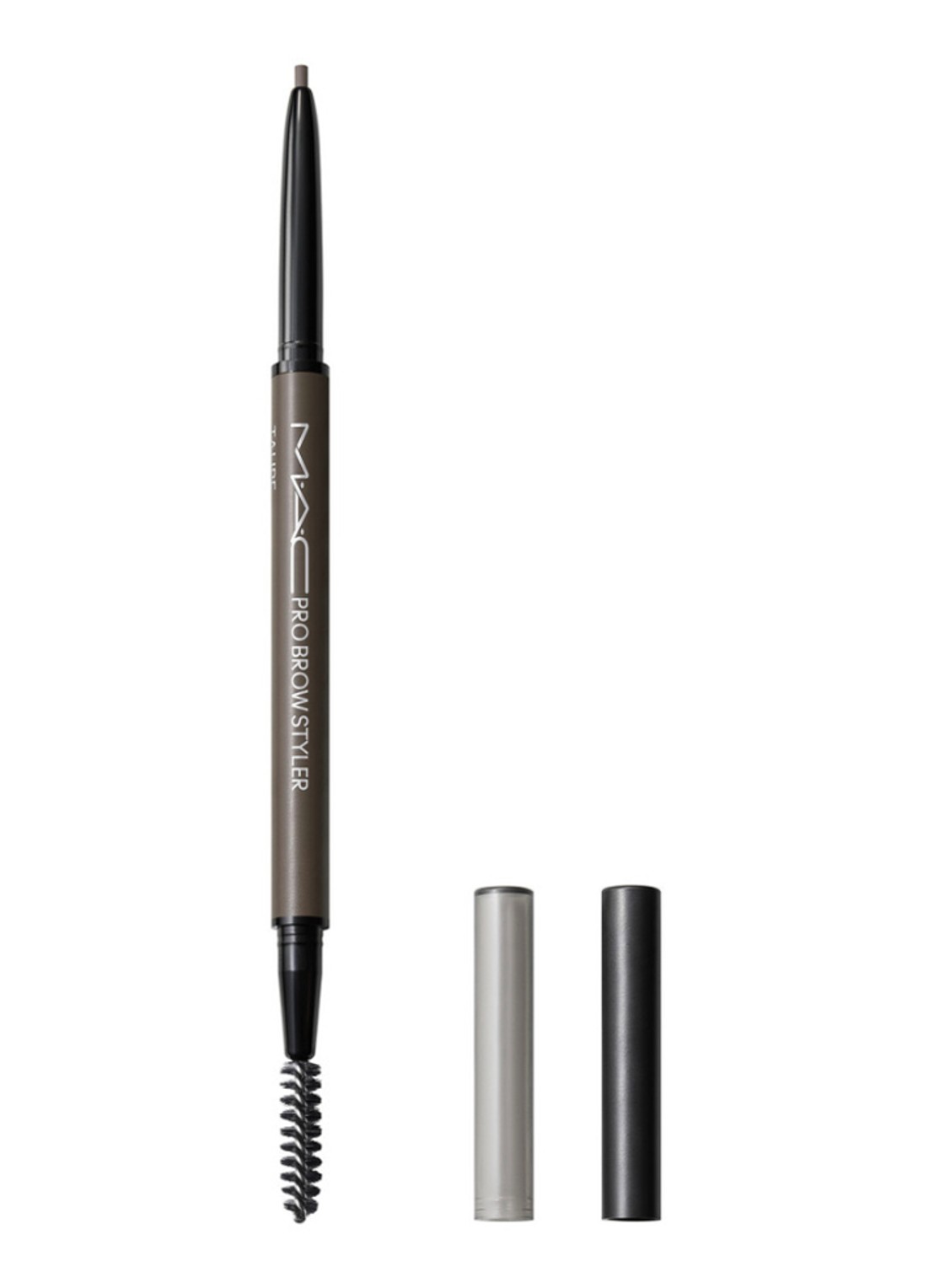 M·A·C Pro Brow Styler - wenkbrauwpotlood met borsteltje - voorkant 5 taupe