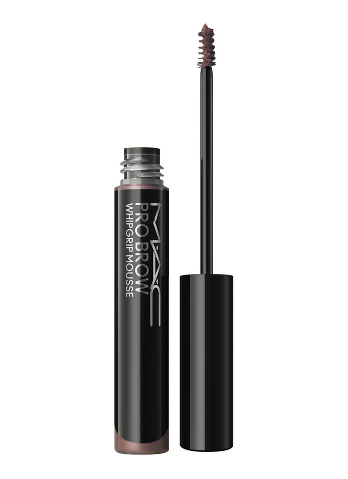 M·A·C Pro Brow Whipgrip Mousse Eyebrow Setting Gel - wenkbrauwgel  - voorkant 5 genuine aubergine