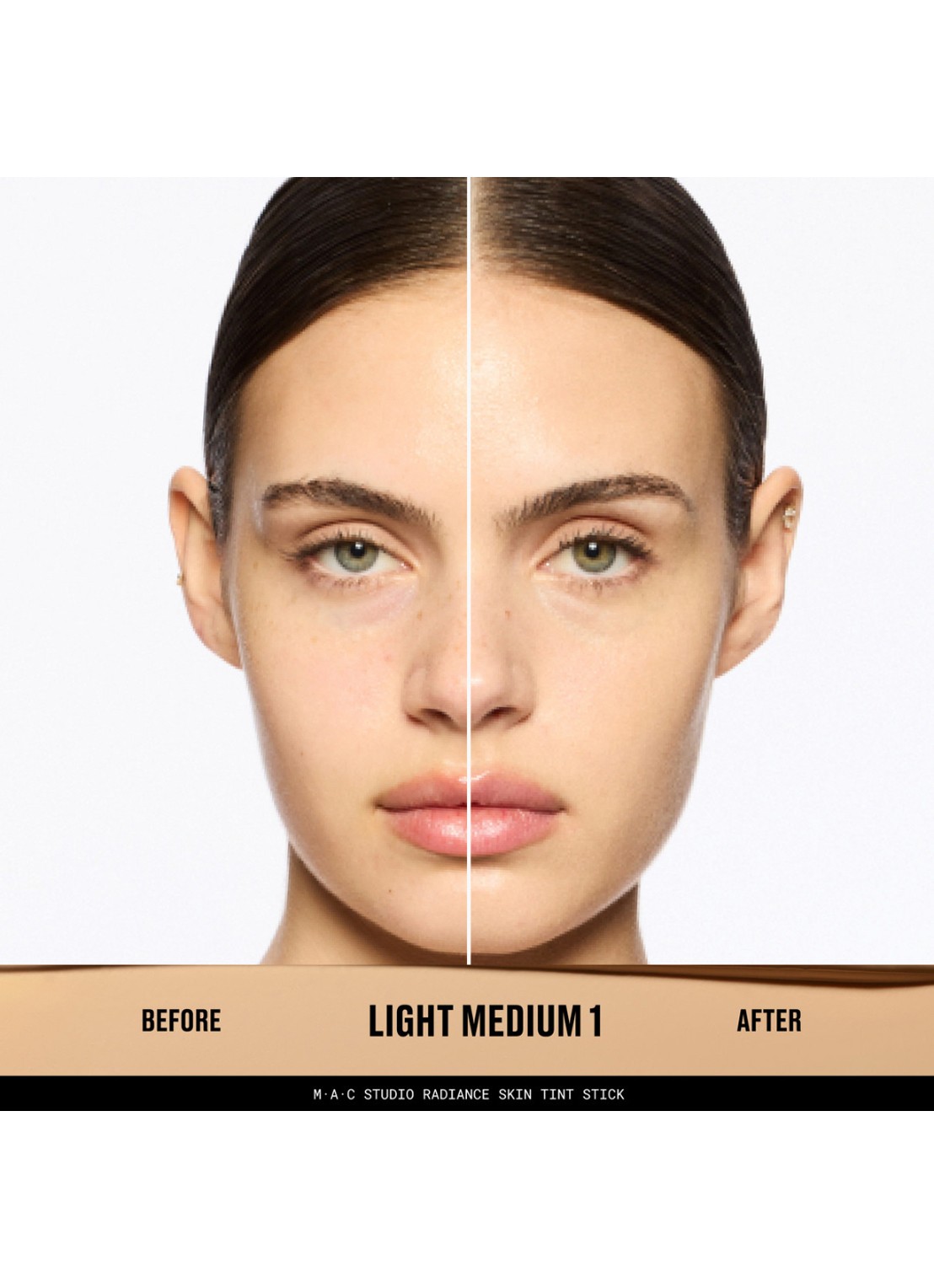 M·A·C Studio Radiance Skin Tint Stick - getinte foundation stick - detail 2 light medium 1