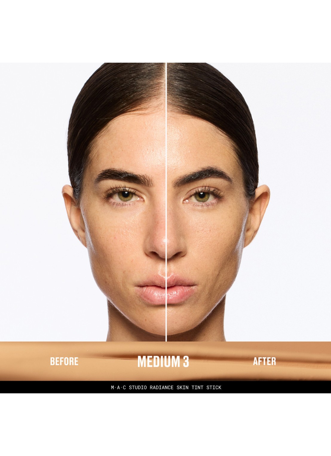 M·A·C Studio Radiance Skin Tint Stick - getinte foundation stick - detail 4 medium 3