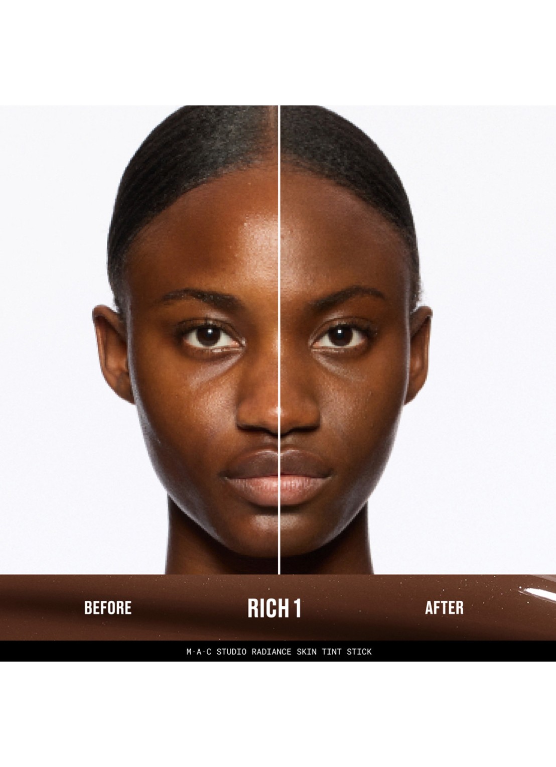 M·A·C Studio Radiance Skin Tint Stick - getinte foundation stick - detail 2 rich 1