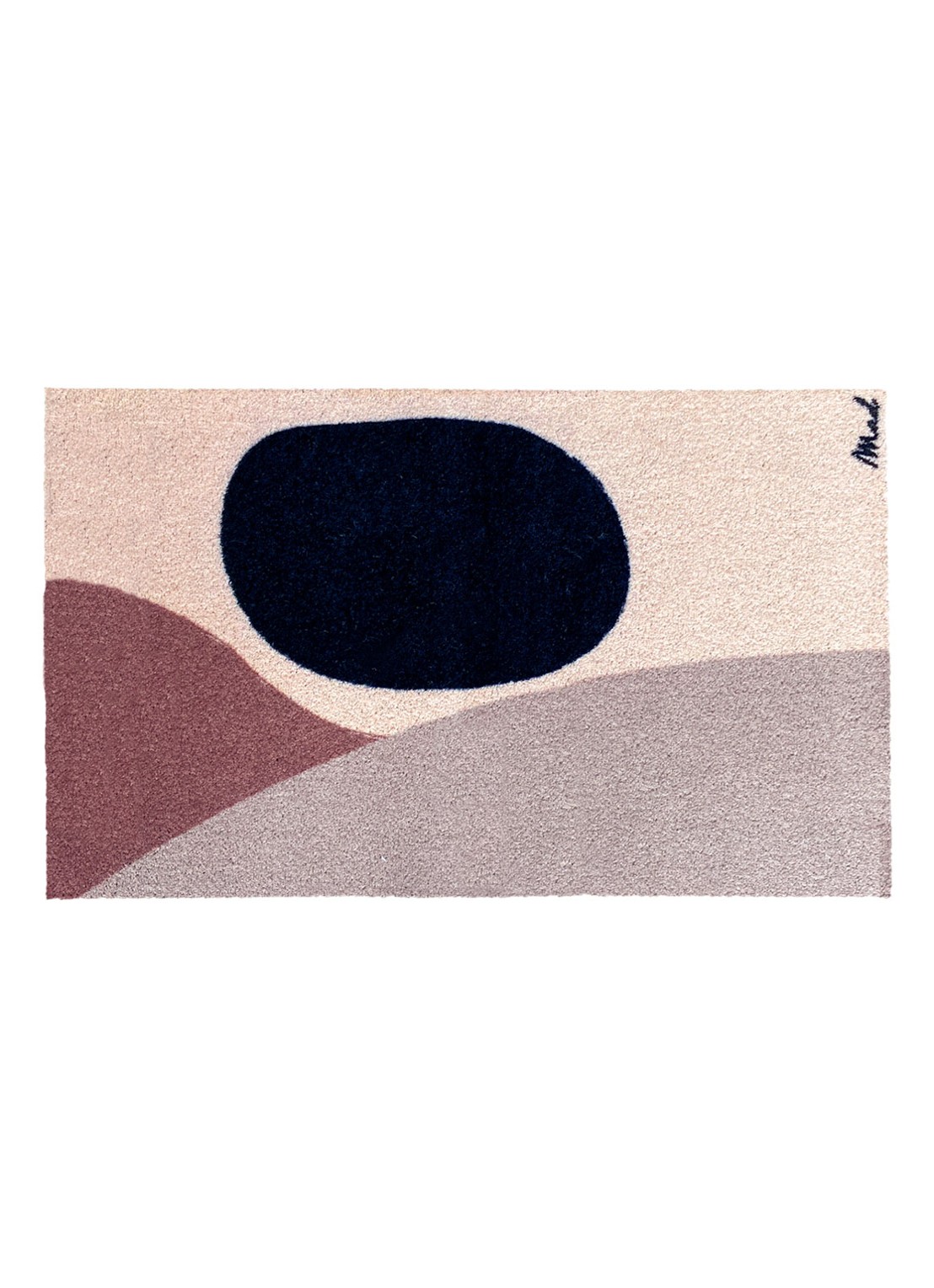 Mad About Mats Ada deurmat 67 x 110 cm - voorkant oudroze
