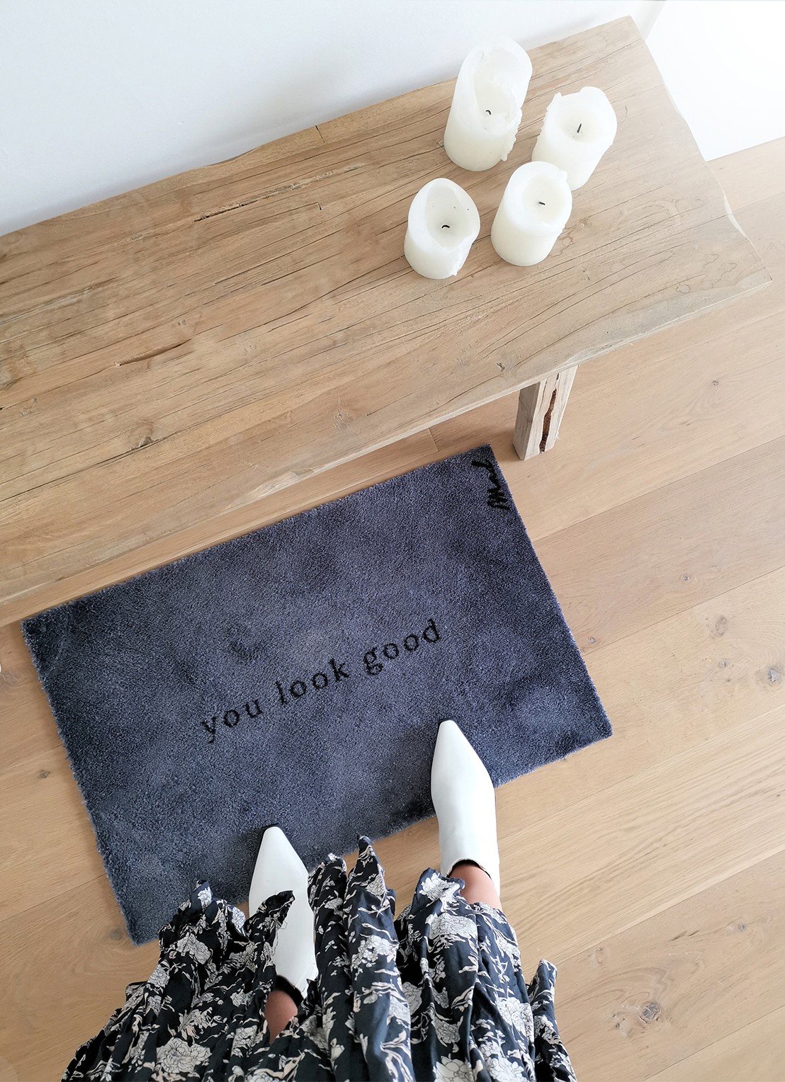 Mad About Mats Alice universele mat 50 x 75 cm - detail grijs