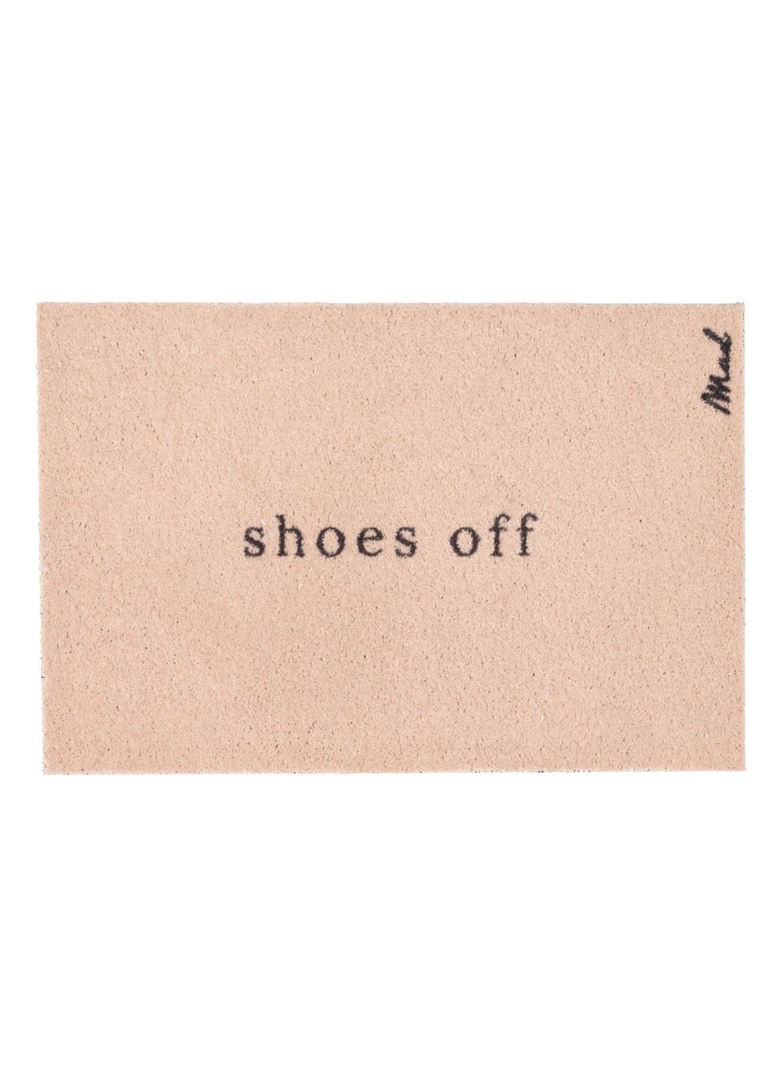 Mad About Mats Anouk deurmat 50 x 75 cm - voorkant lichtroze
