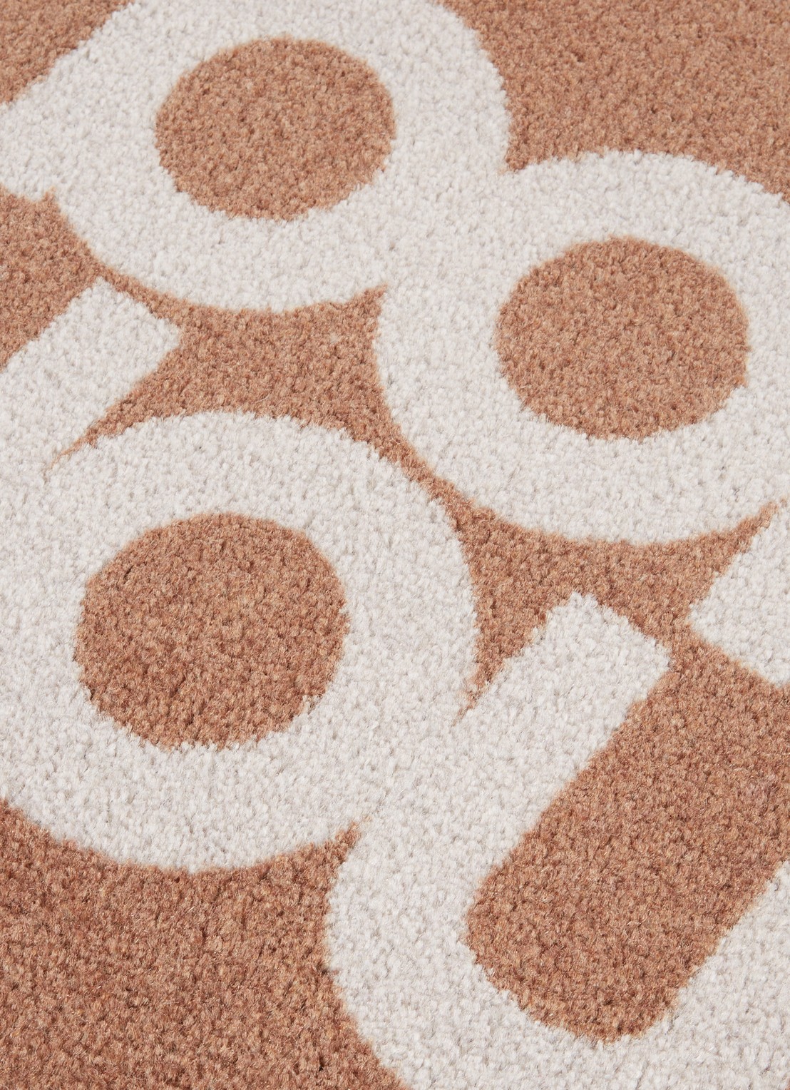 Mad About Mats Bowie universele mat 50 x 75 cm - detail roestbruin