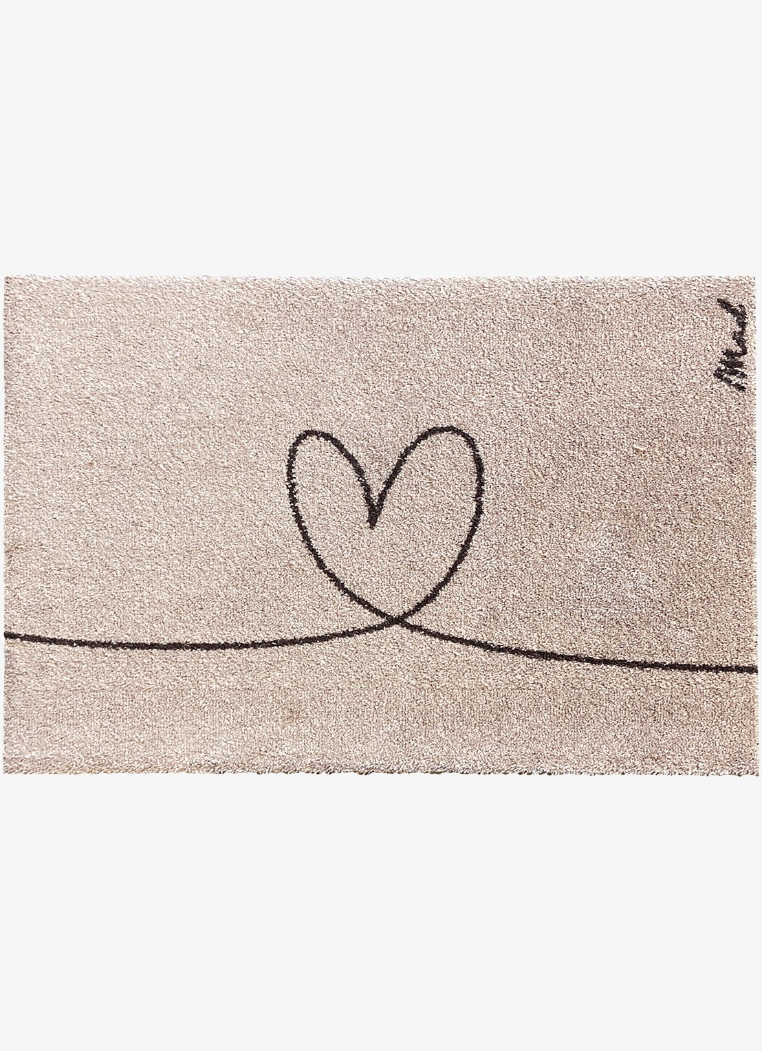 Mad About Mats Cezan universele mat 50 x 75 cm - voorkant donkerbeige