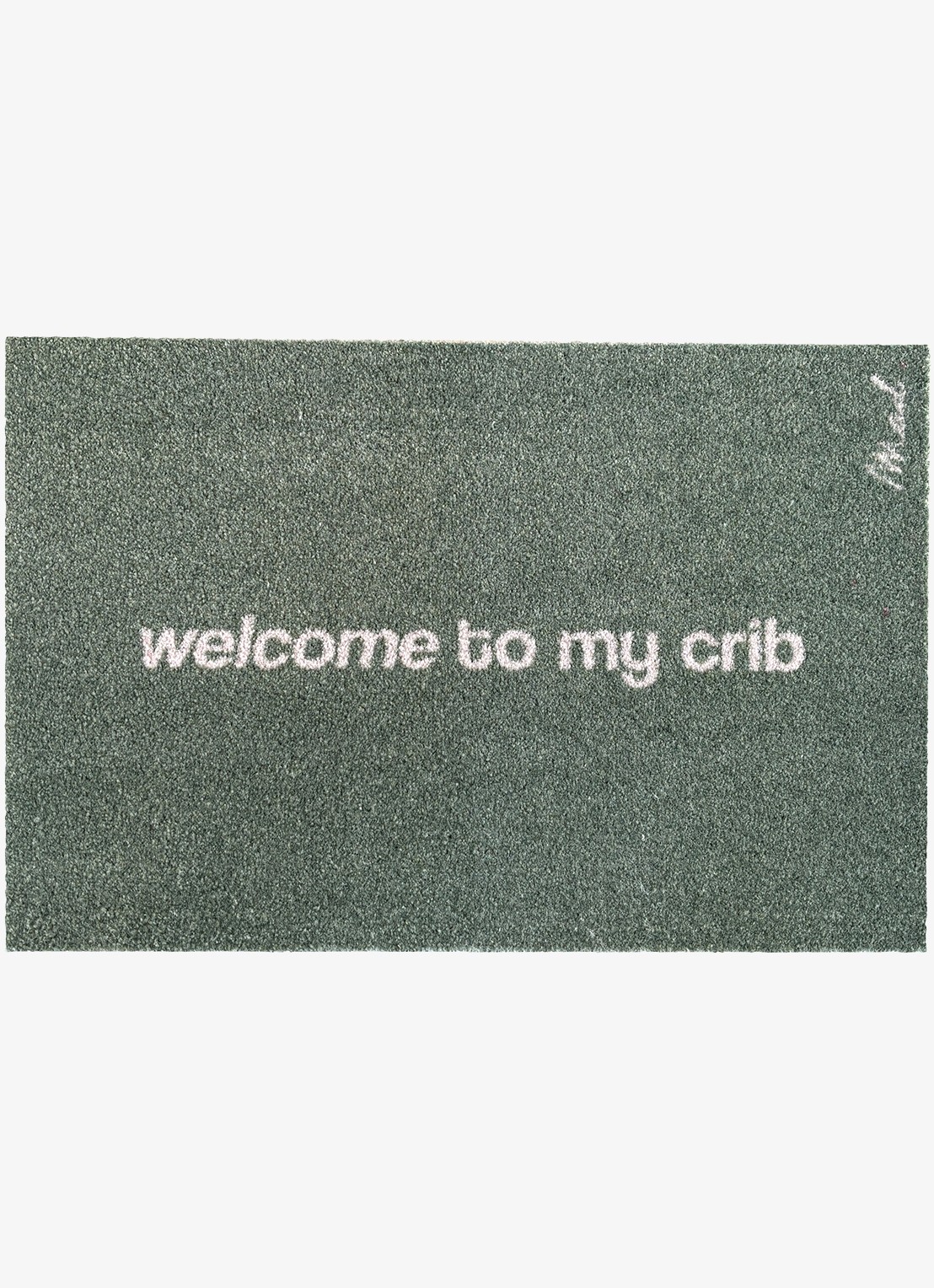 Mad About Mats Dallas universele mat 50 x 75 cm - voorkant bronsgroen