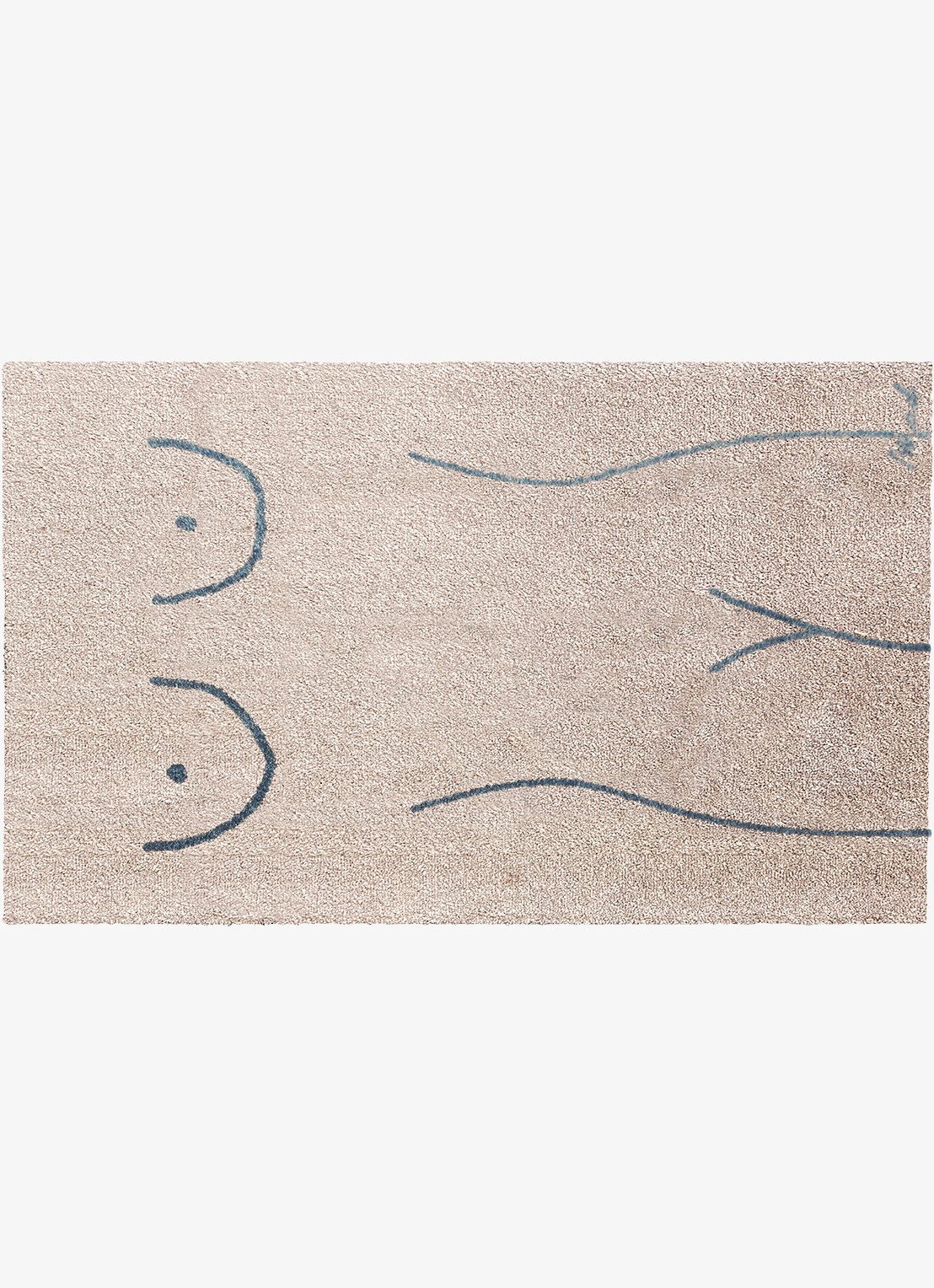Mad About Mats Donna universele mat 67 x 110 cm - voorkant beige