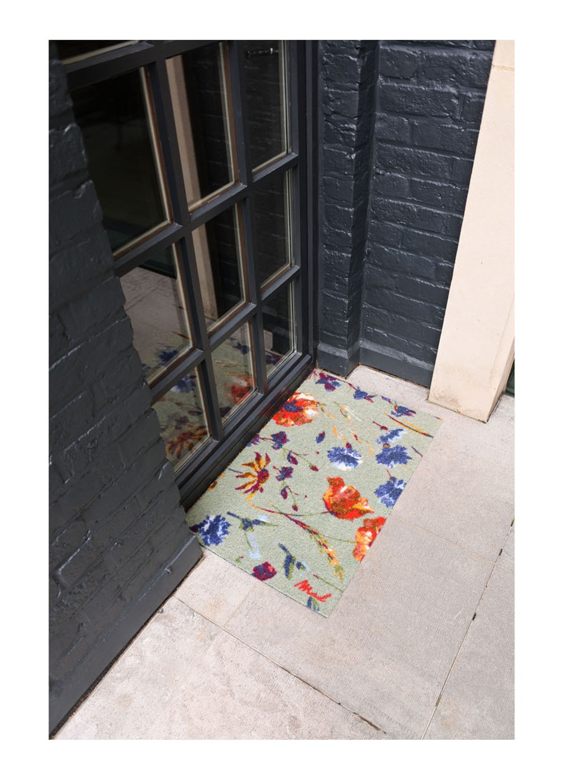 Mad About Mats Margo deurmat 50 x 75 cm - voorkant 2 khaki