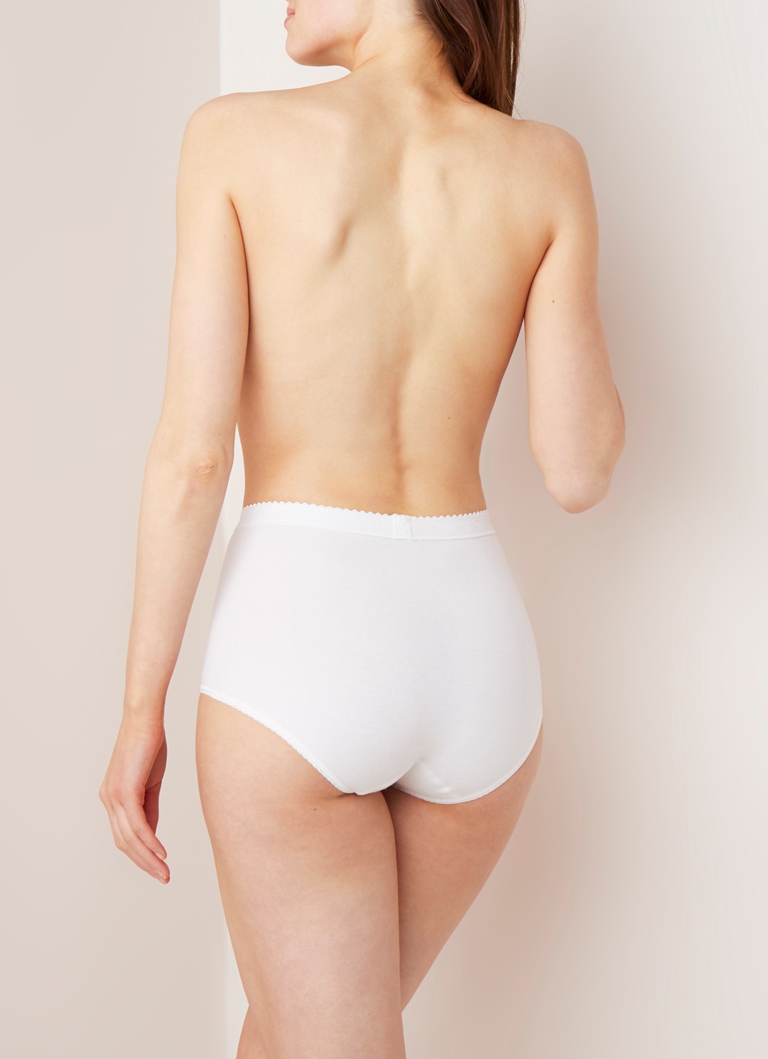 MAGIC Bodyfashion Backless Beauty strapless plak bh push-up - achterkant 3 wit