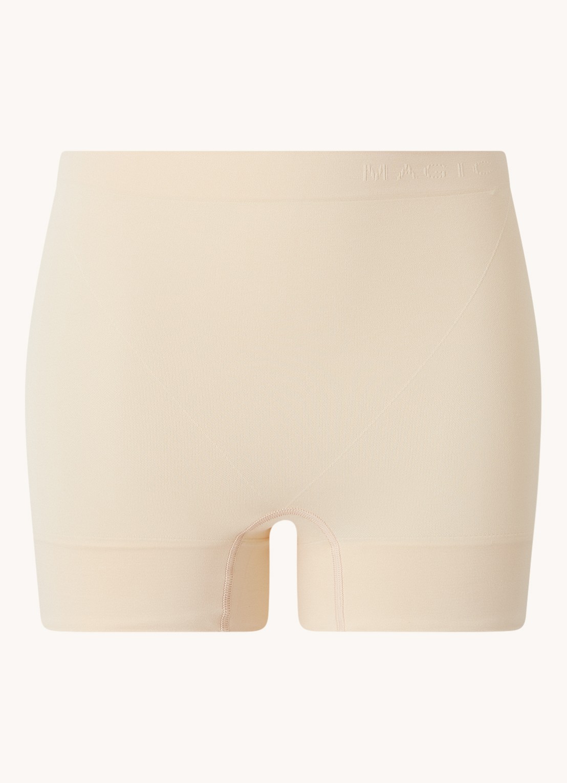 MAGIC Bodyfashion Booty Boost corrigerende short met uitneembare vulling - voorkant vanillegeel