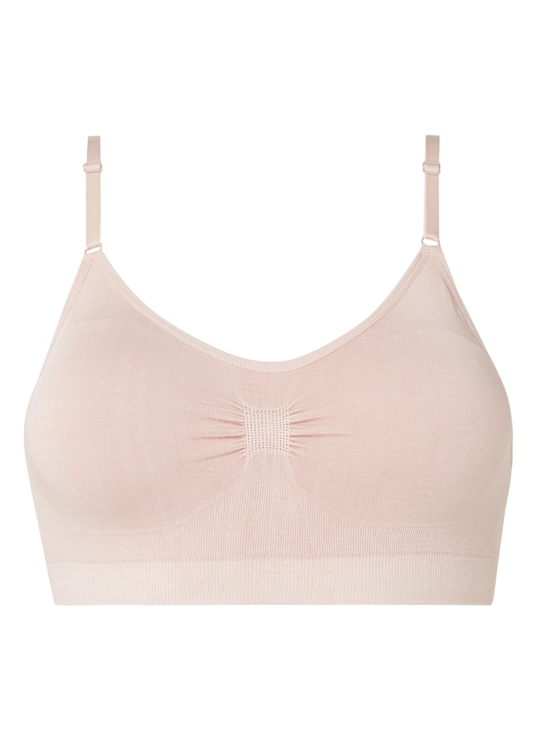 MAGIC Bodyfashion Comfort bralette met spaghetti bandjes - voorkant 2 oudroze